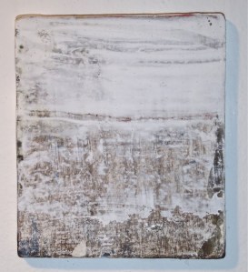 Lime-wash on barn paint