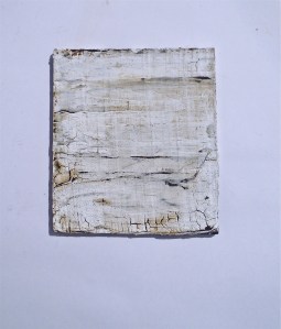 Lime-wash on dry bitumen